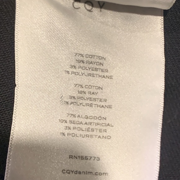 CQY Black cargo pants size 30 - Picture 6 of 8